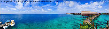 Tropical Paradise - Above and Downbelow ! Kapalai Dive Re... by Richard And Joanne Swann 